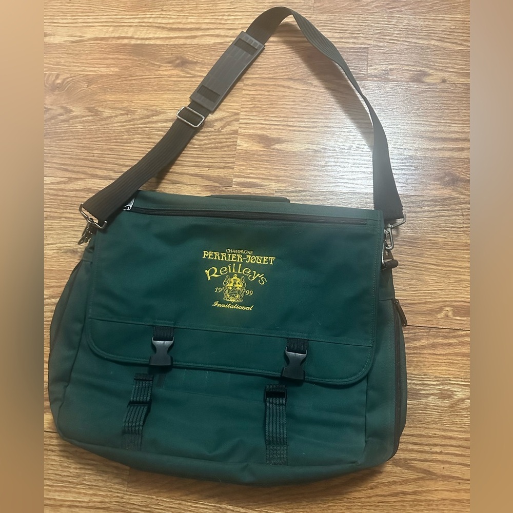 1999 Reilleys Invitational Champagne Perrier Jouet Messenger Bag by Air Tex